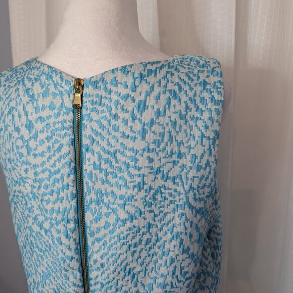 The Limited Turquoise & White Dress, Size 10 - Picture 8 of 9